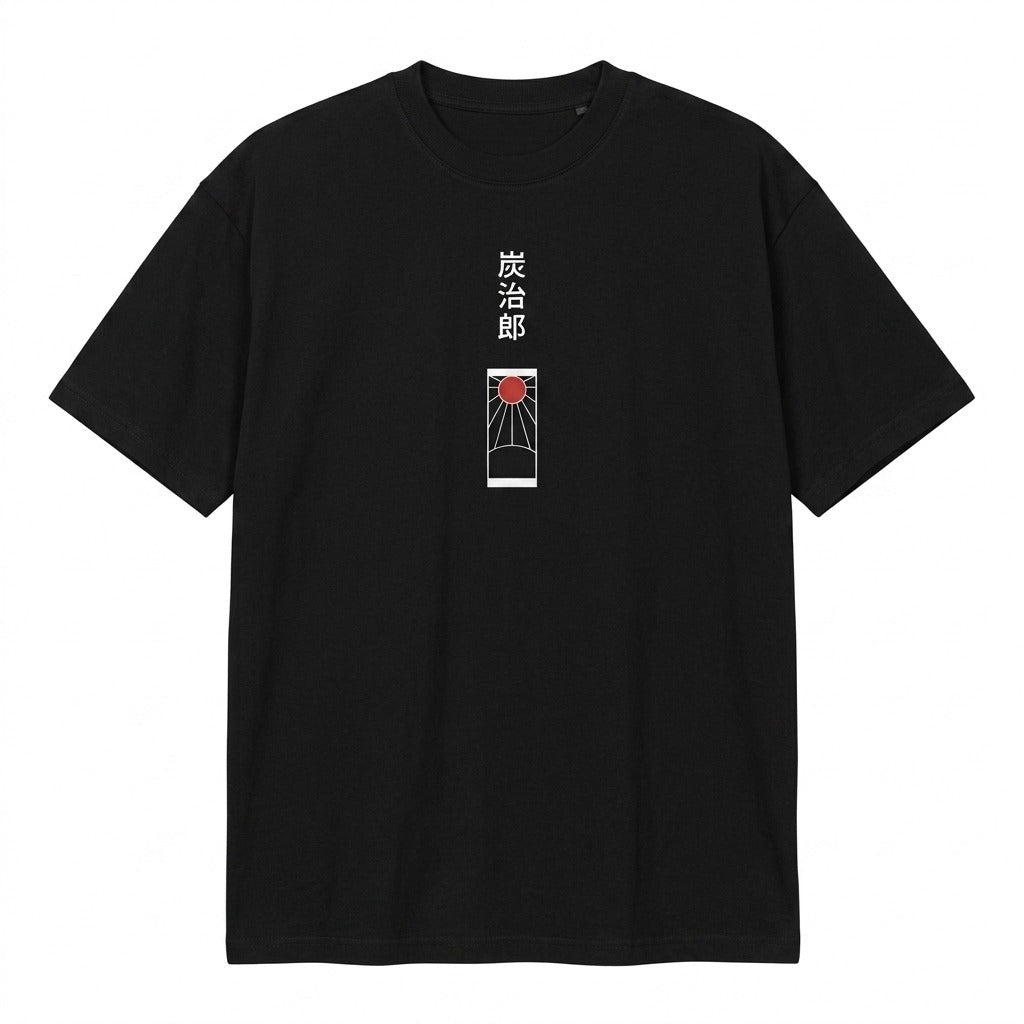 Demon Slayer Tanjiro Kamado Japanese Kanji T-Shirt | Three Dot
