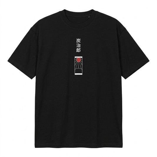 Demon Slayer Tanjiro Kamado Japanese Kanji T-Shirt | Three Dot