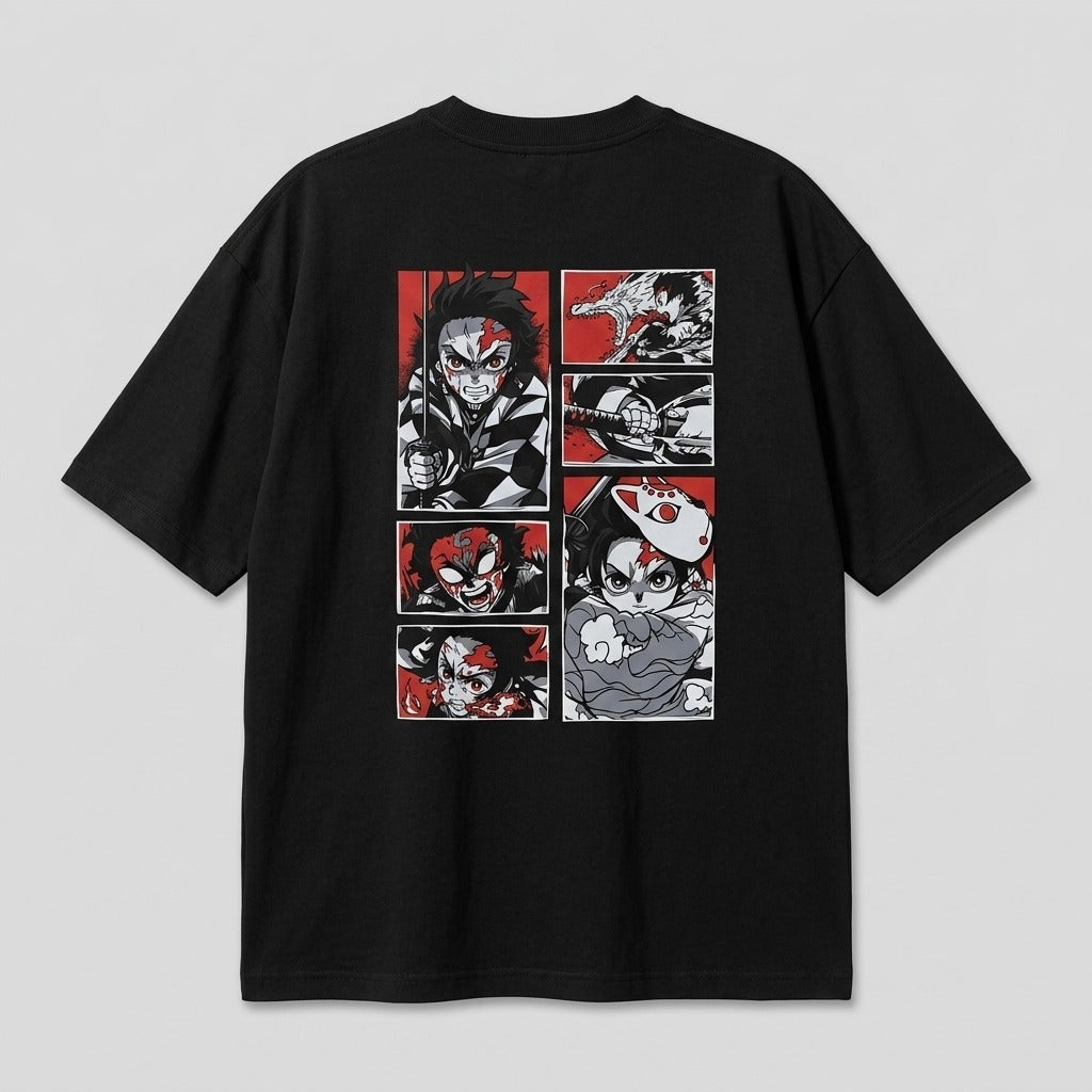 Demon Slayer Tanjiro Kamado Japanese Kanji T-Shirt | Three Dot